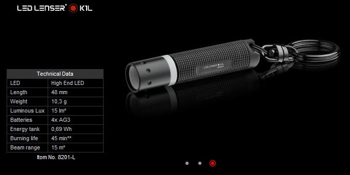 Led Lenser รุ่น K1-L