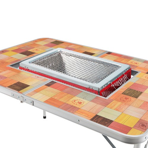 Coleman grill folding cool stage
