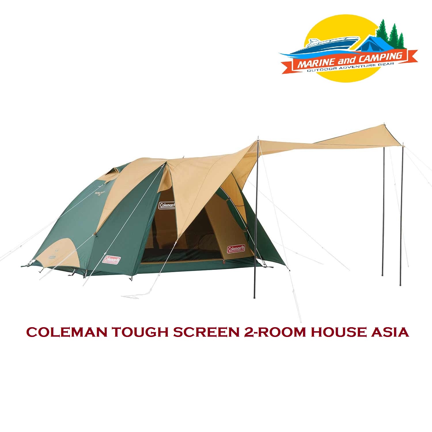 Coleman TOUGH OPEN 2-ROOM HOUSE ASIA 2000036436 Coleman TOUGH OPEN 2-ROOM HOUSE ASIA 2000036436