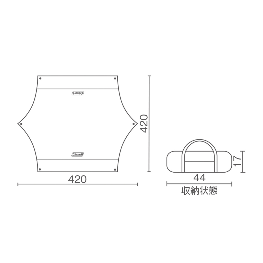 Coleman JP Hexa Light + Tarp Coleman JP Hexa Light + Tarp