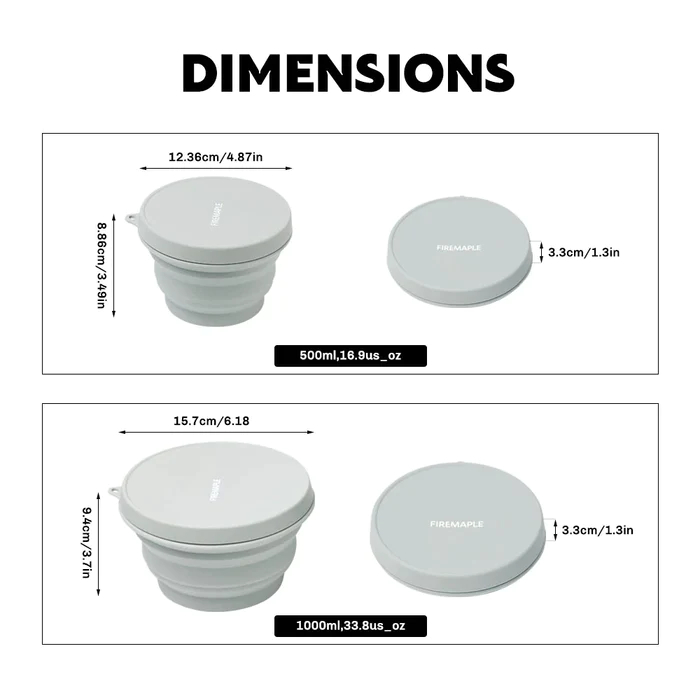FireMaple Silicone Collapsible Bowl FireMaple Silicone Collapsible Bowl