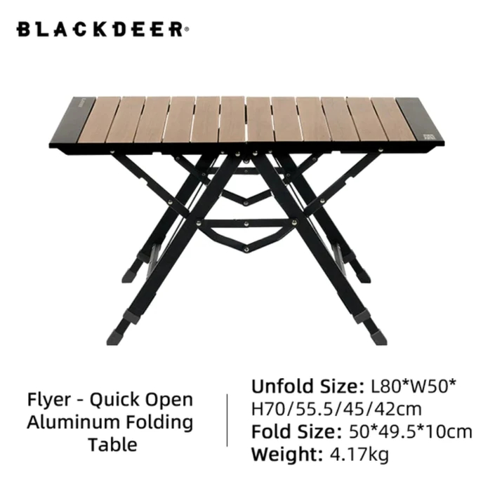 Blackdeer Flyer Quick Open Aluminum Folding Table Blackdeer Flyer Quick Open Aluminum Folding Table